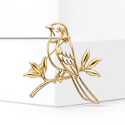 Bird on Branch Brooch