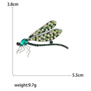 Green Dragonfly Brooch