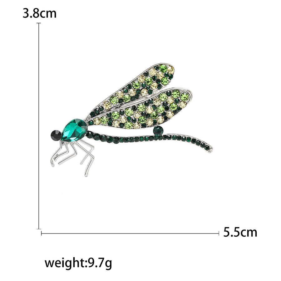 Green Dragonfly Brooch