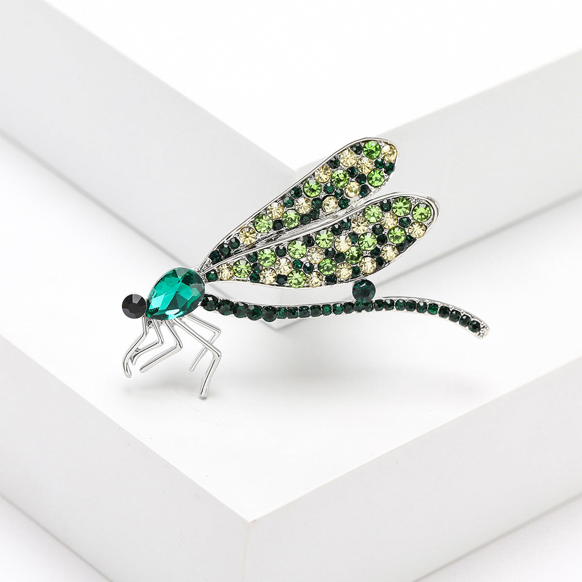 Green Dragonfly Brooch