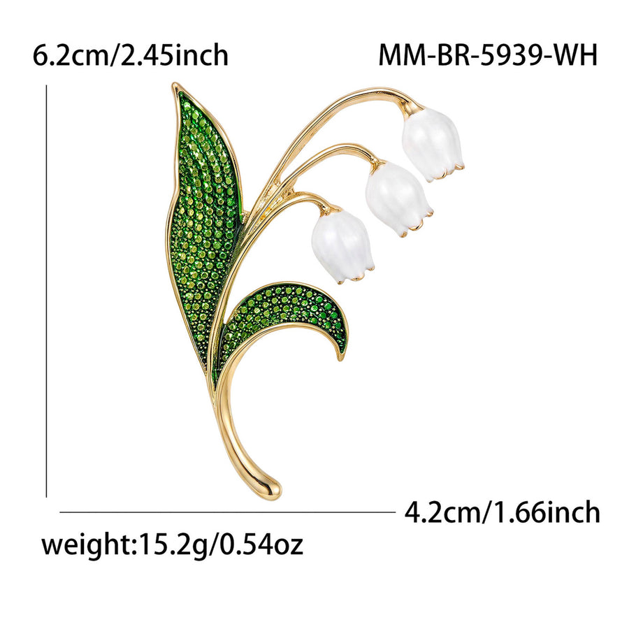 Lily of the Valley Brooch