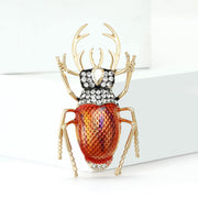 Red Beetle Brooch