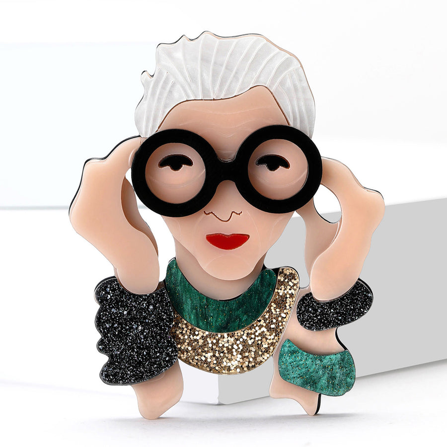 Statement Lady Brooch