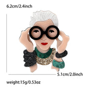 Statement Lady Brooch